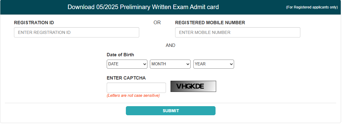 Bihar Daroga Admit Card 2026