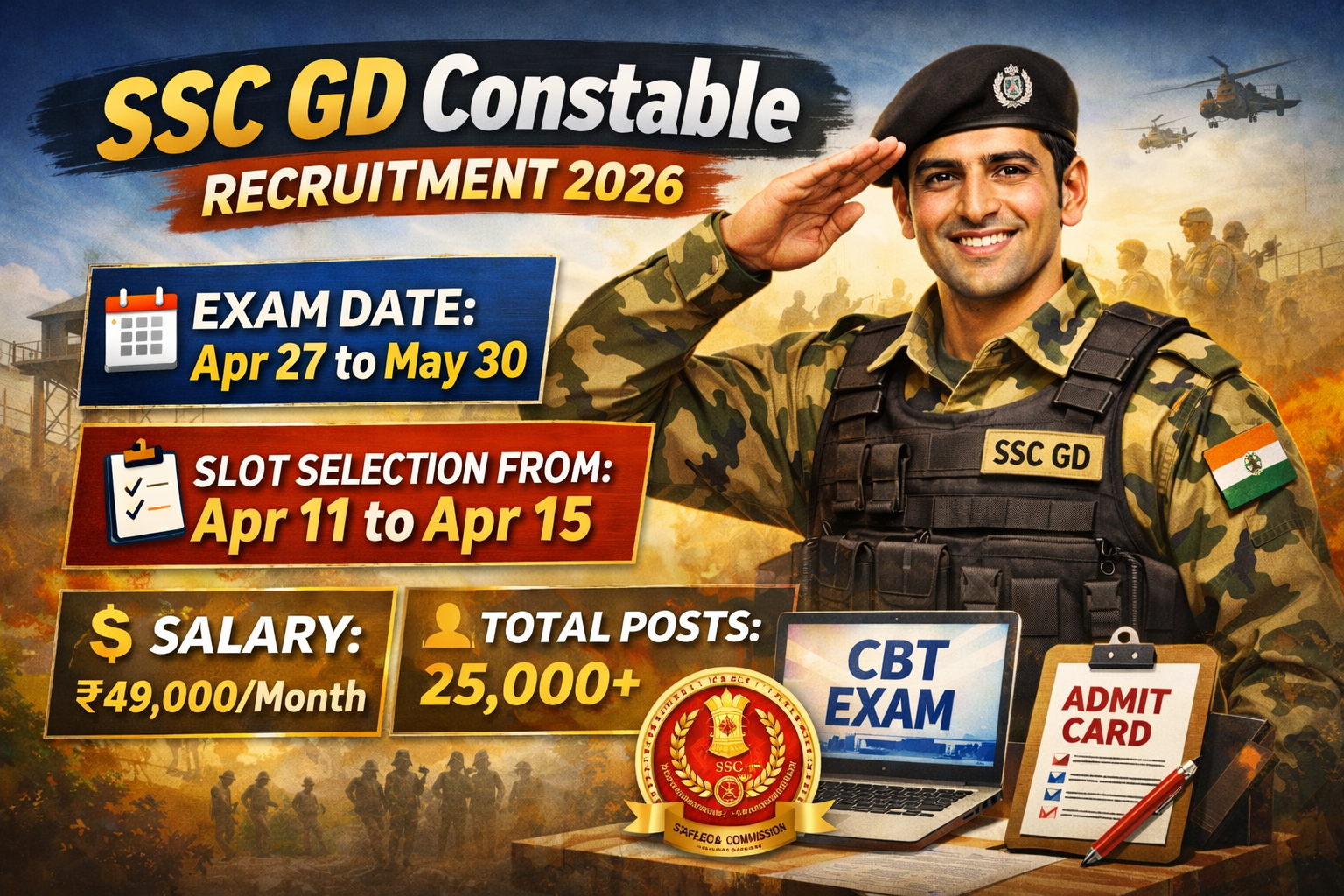 SSC GD Constable Bharti 2026