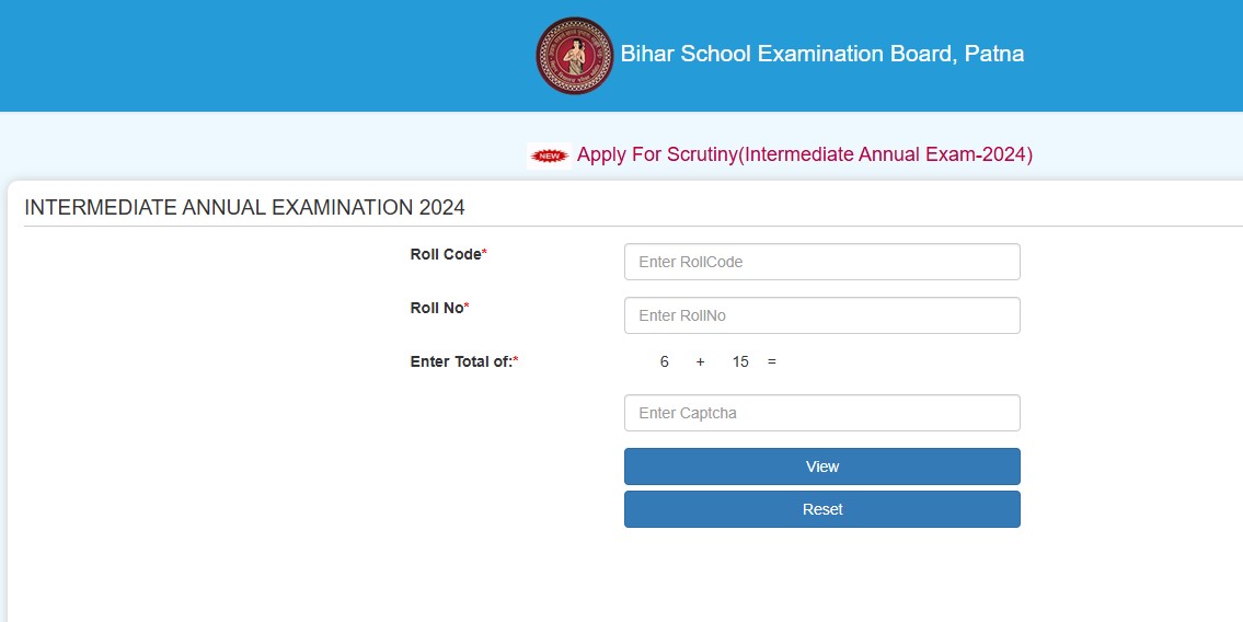 Bihar Board Inter Result 2026
