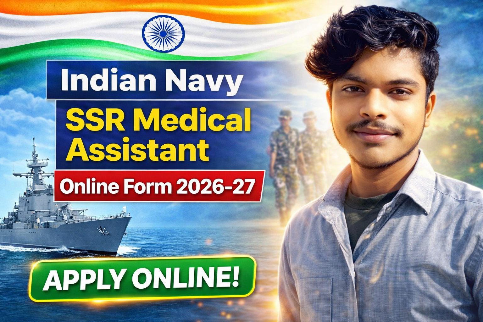 Indian Navy SSR Medical Assistant Online Form 2026-27