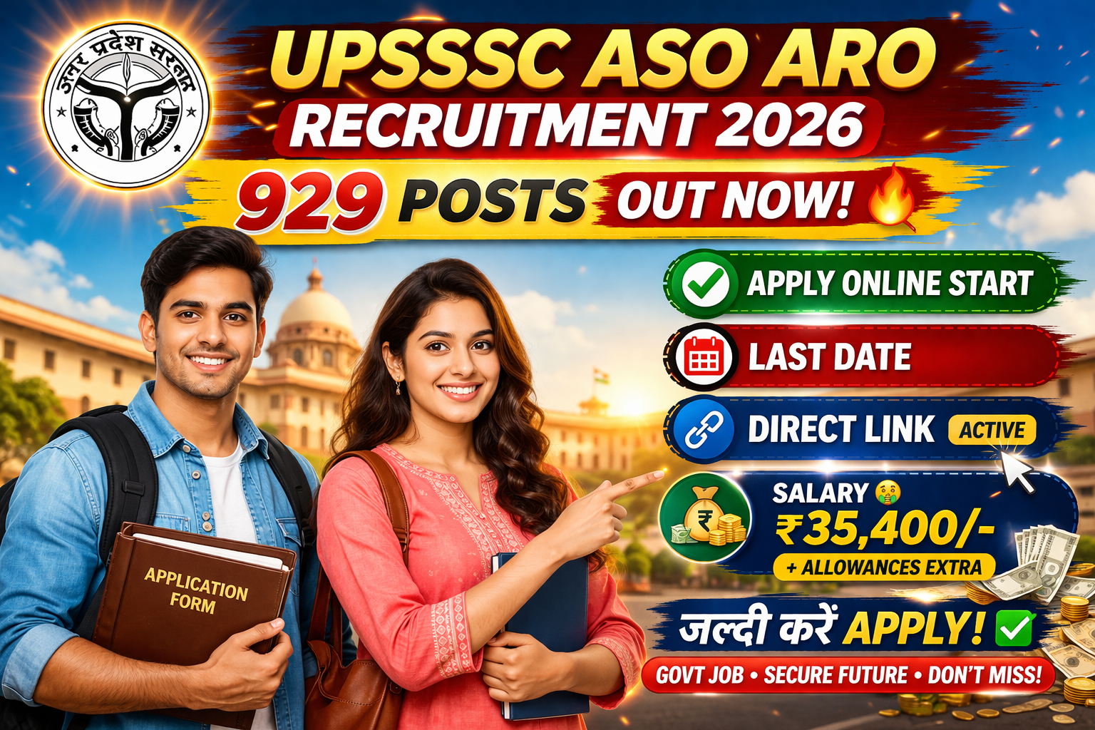 UPSSSC ASO ARO Recruitment 2026