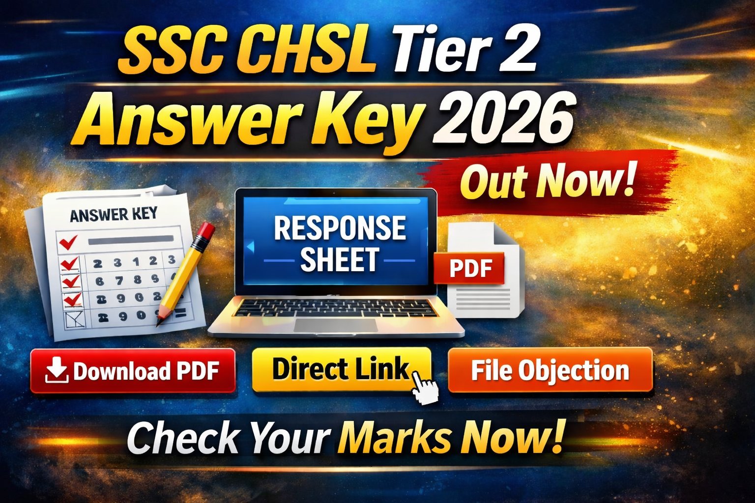 SSC CHSL Tier 2 Answer Key 2026
