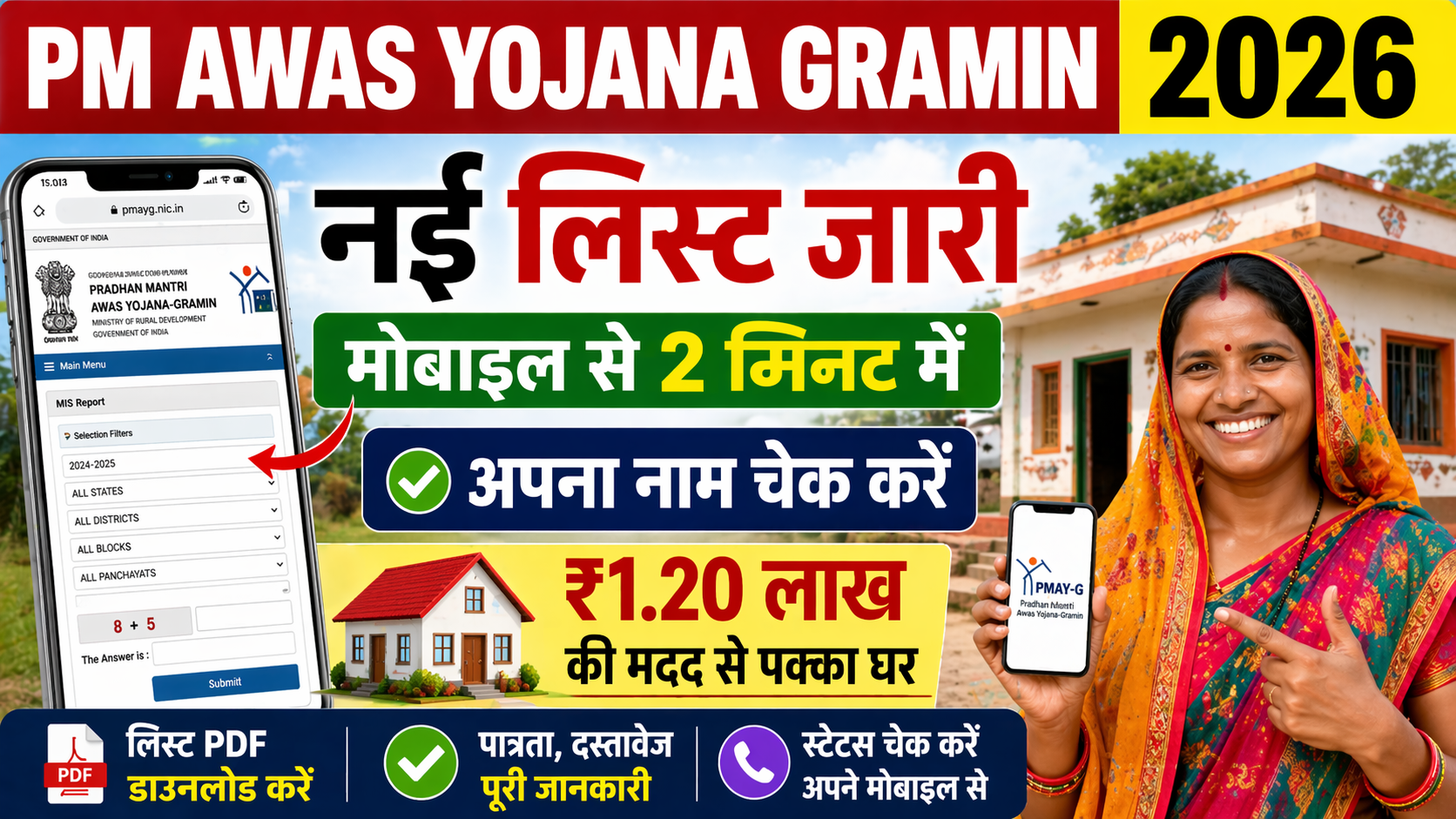 PM Awas Yojana Gramin List 2026