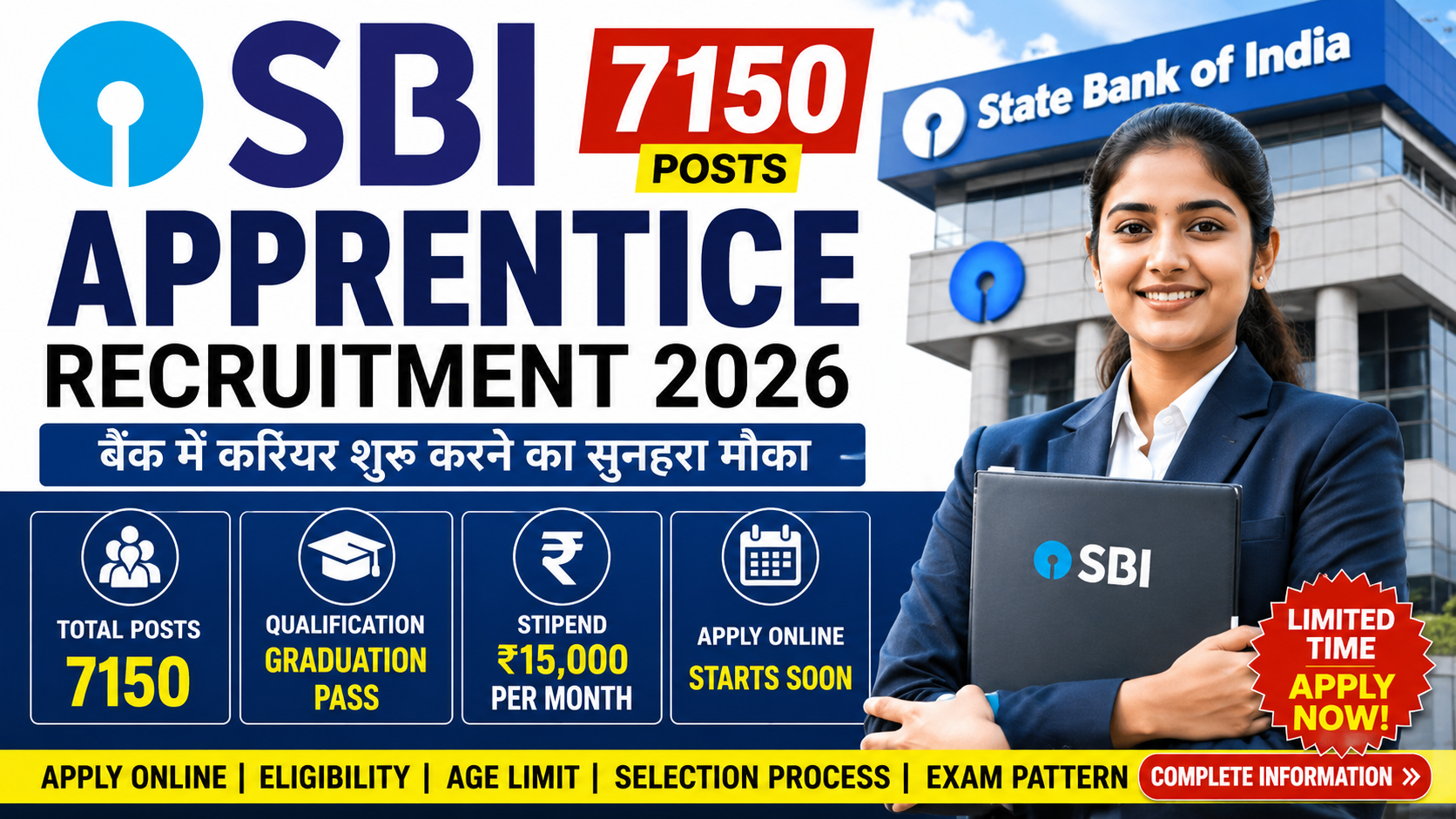 SBI Apprentice Recruitment 2026