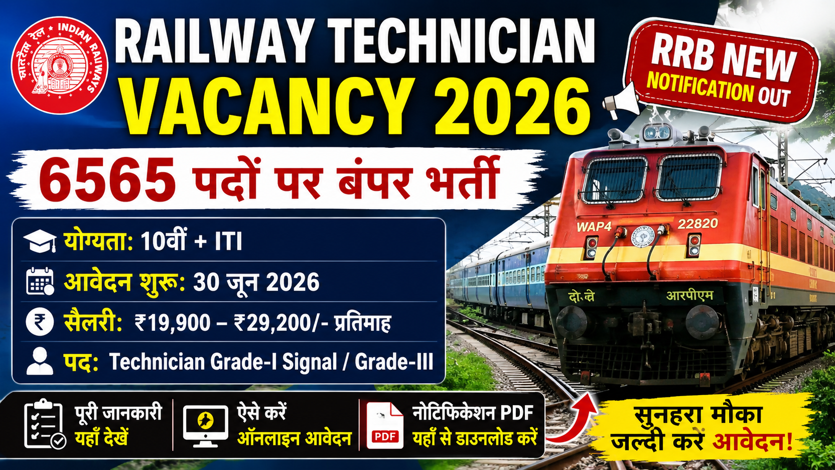 Railway Technician Vacancy 2026