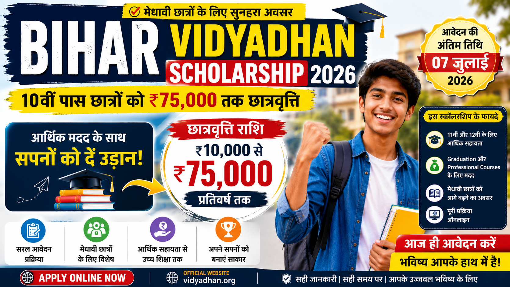Bihar Vidyadhan Scholarship 2026