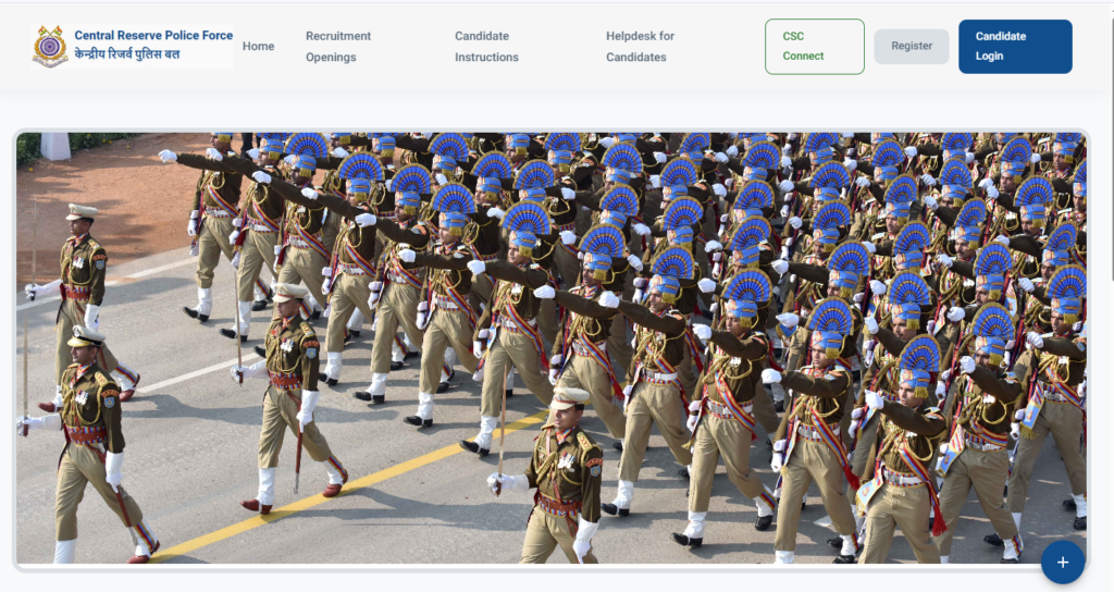 CRPF Sports Quota Recruitment 2026