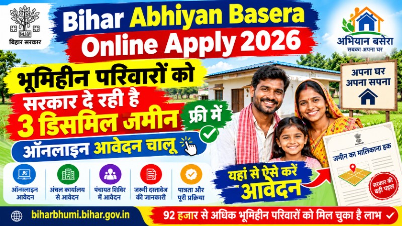 Bihar Abhiyan Basera Online Apply 2026