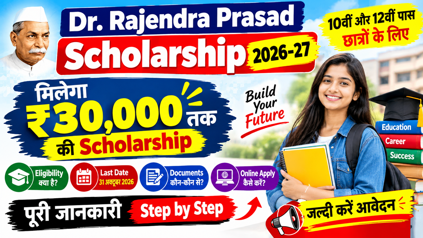 Dr. Rajendra Prasad Scholarship 2026-27